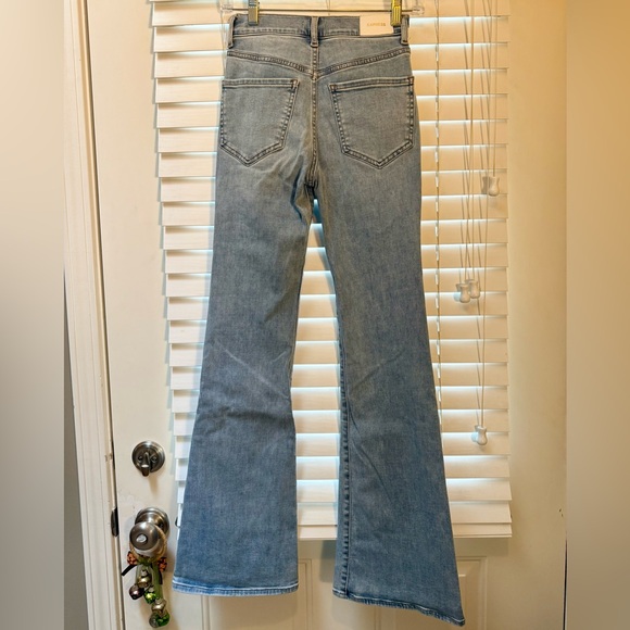 Express High Rise Flare Jeans - Picture 2 of 3